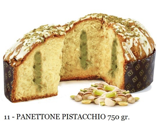 PANETTONE AL PISTACCHIO 750 GR. BOXLINE